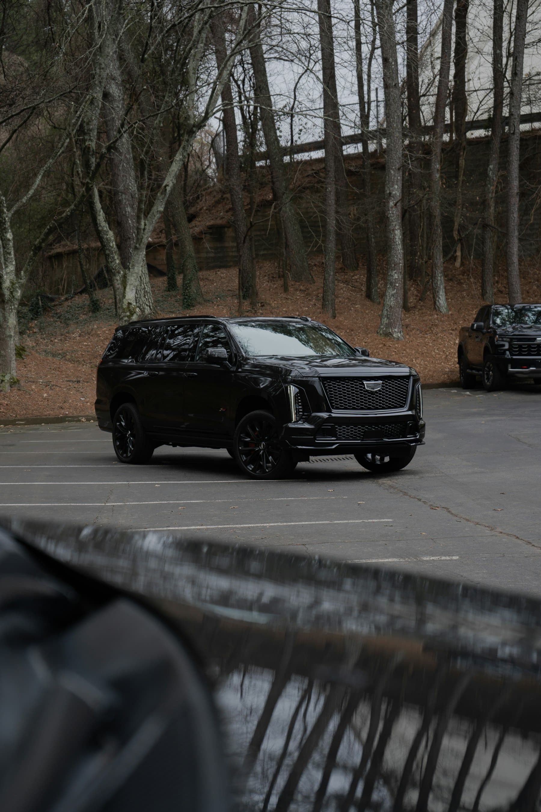 Black Cadillac Escalade, chauffeured SUV in Montreal